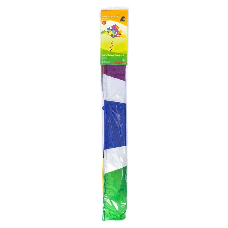 2M Delta Rainbow Checker Single Line Kite