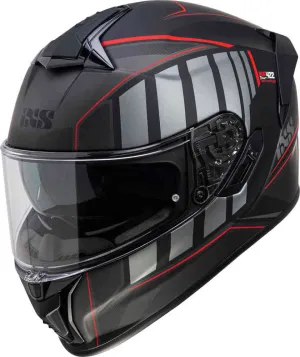 422 FG 2.1 Helmet IXS, matte black/red