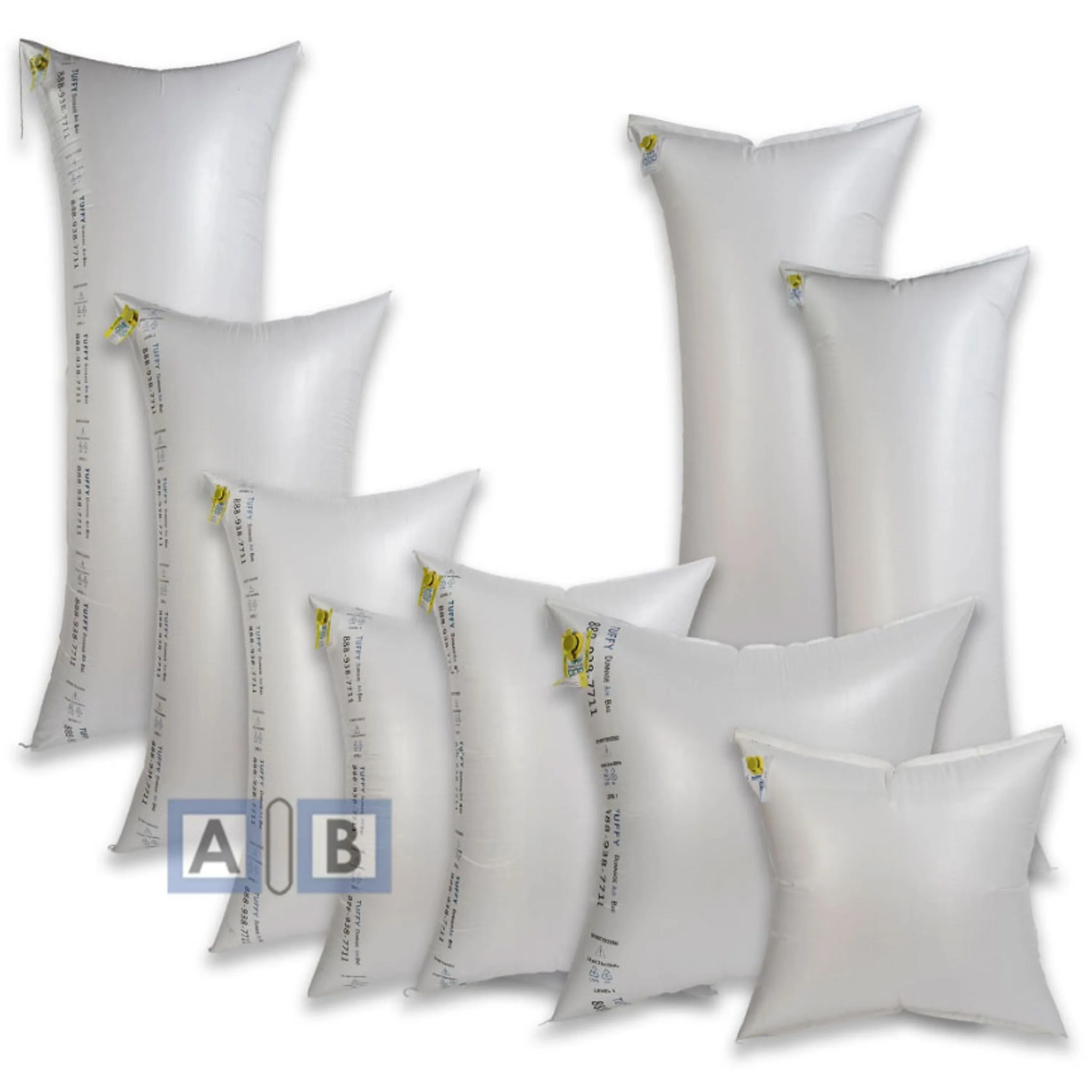 48" x 60" Dunnage Air Bags | Level 1 Poly Woven | 10-Pack