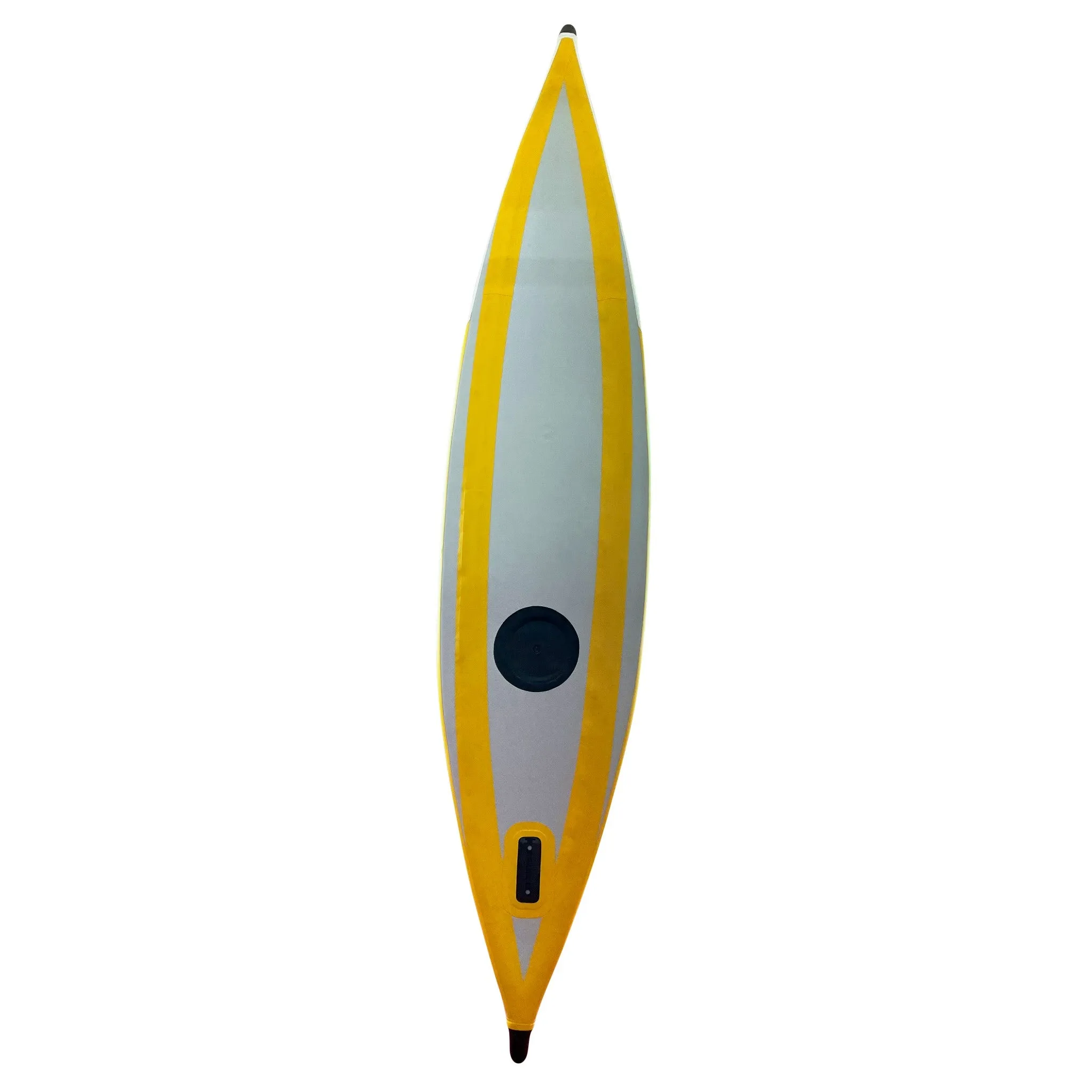 Air Glide Advance 385 - 3.85M Single Inflatable Kayak Black/Yellow