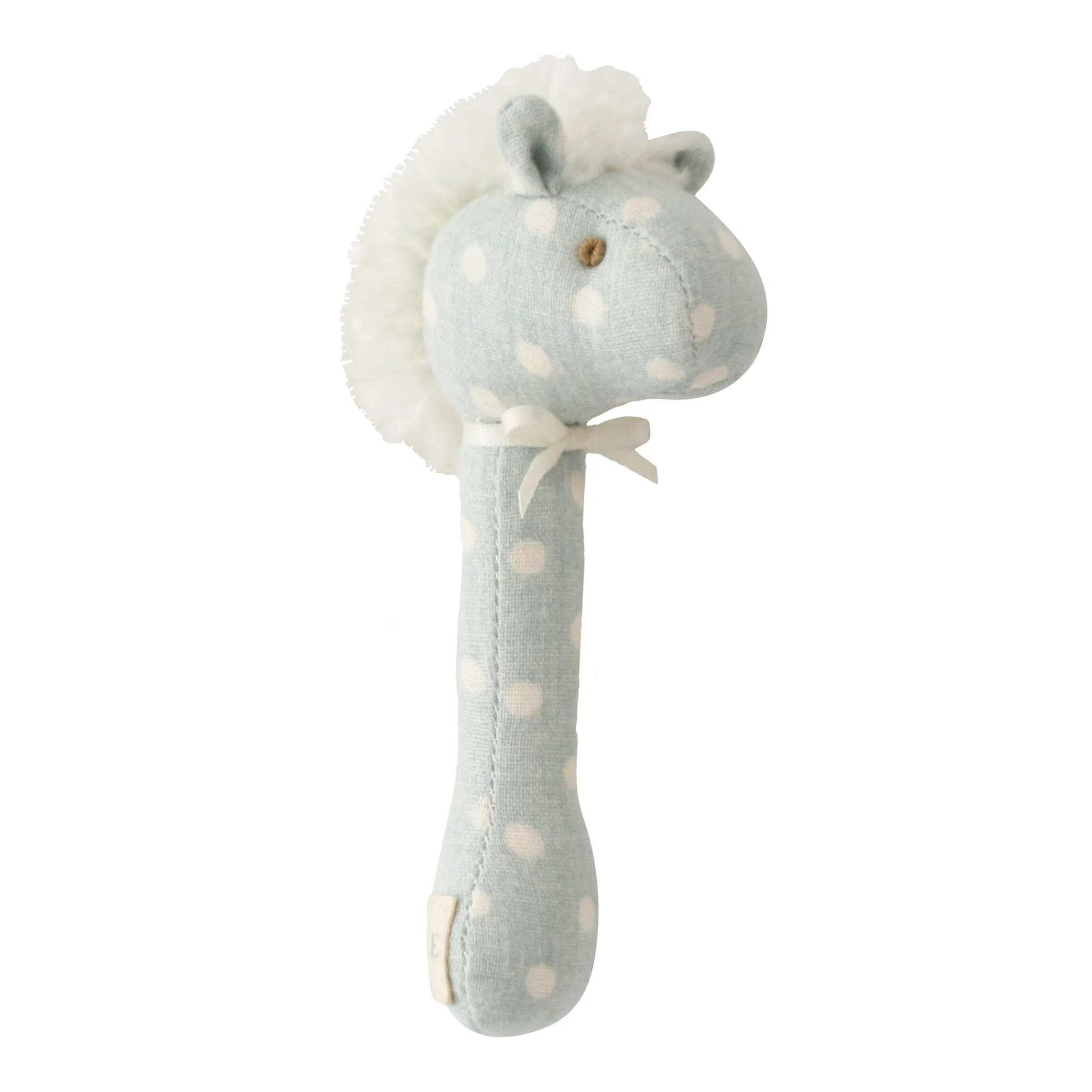 Alimrose - Horse Stick Rattle - Duck Egg Blue