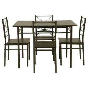 Anna 5-piece Rectangular Dining Set