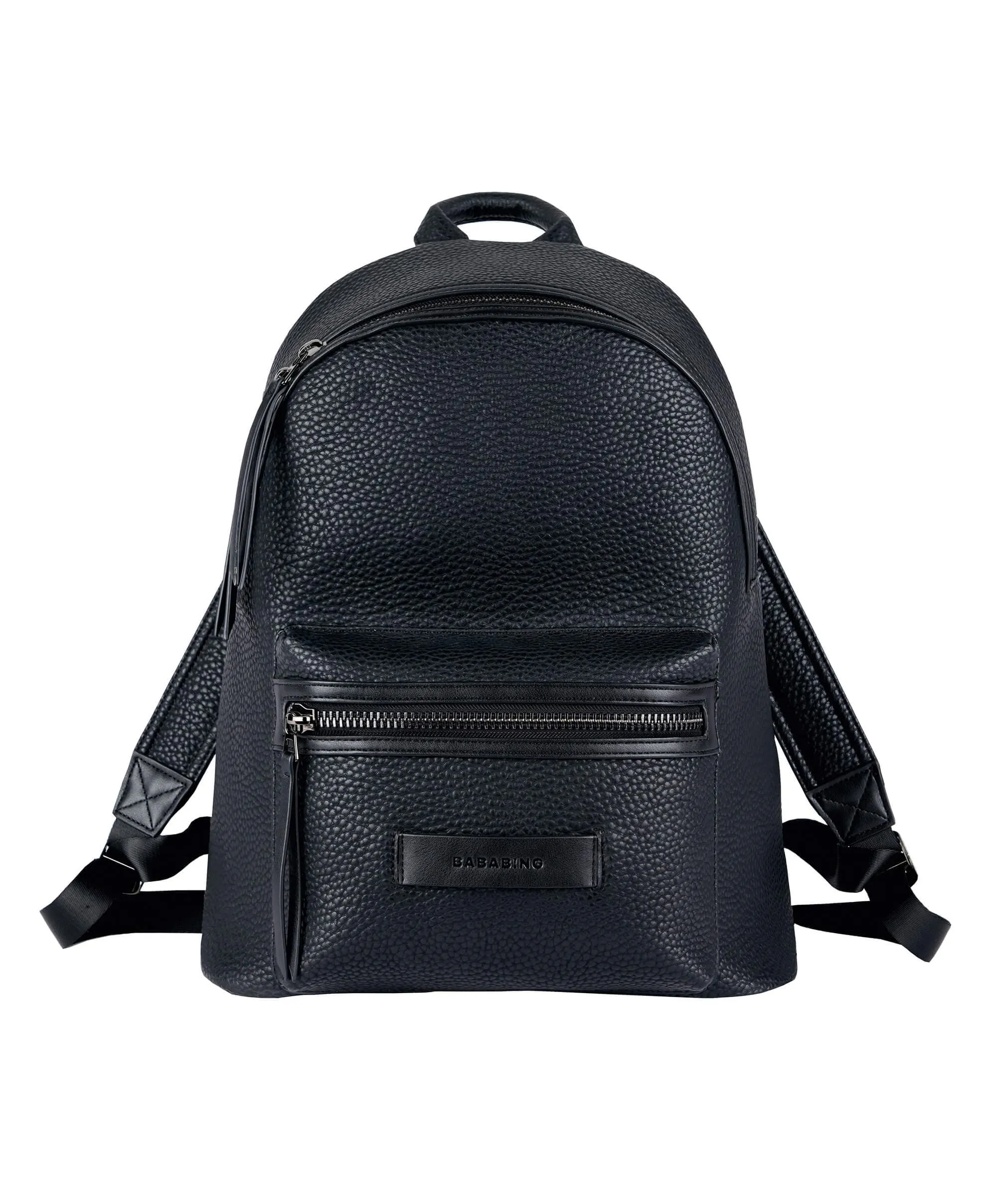 Bababing Luca Vegan Leather Changing Backpack – Black