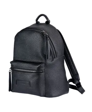 Bababing Luca Vegan Leather Changing Backpack – Black