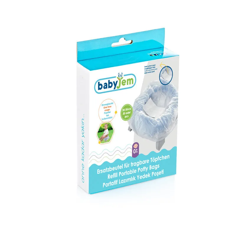 Babyjem Refill Portable Potty Bags 20 Pcs