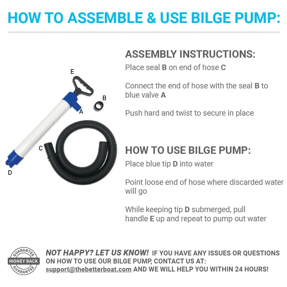 Better Boat Manual Bilge Pump