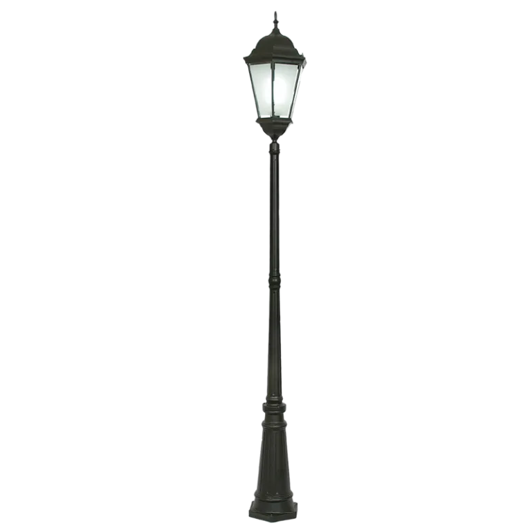 Bright Star Lighting LFL007/1 BLACK Standing Lantern