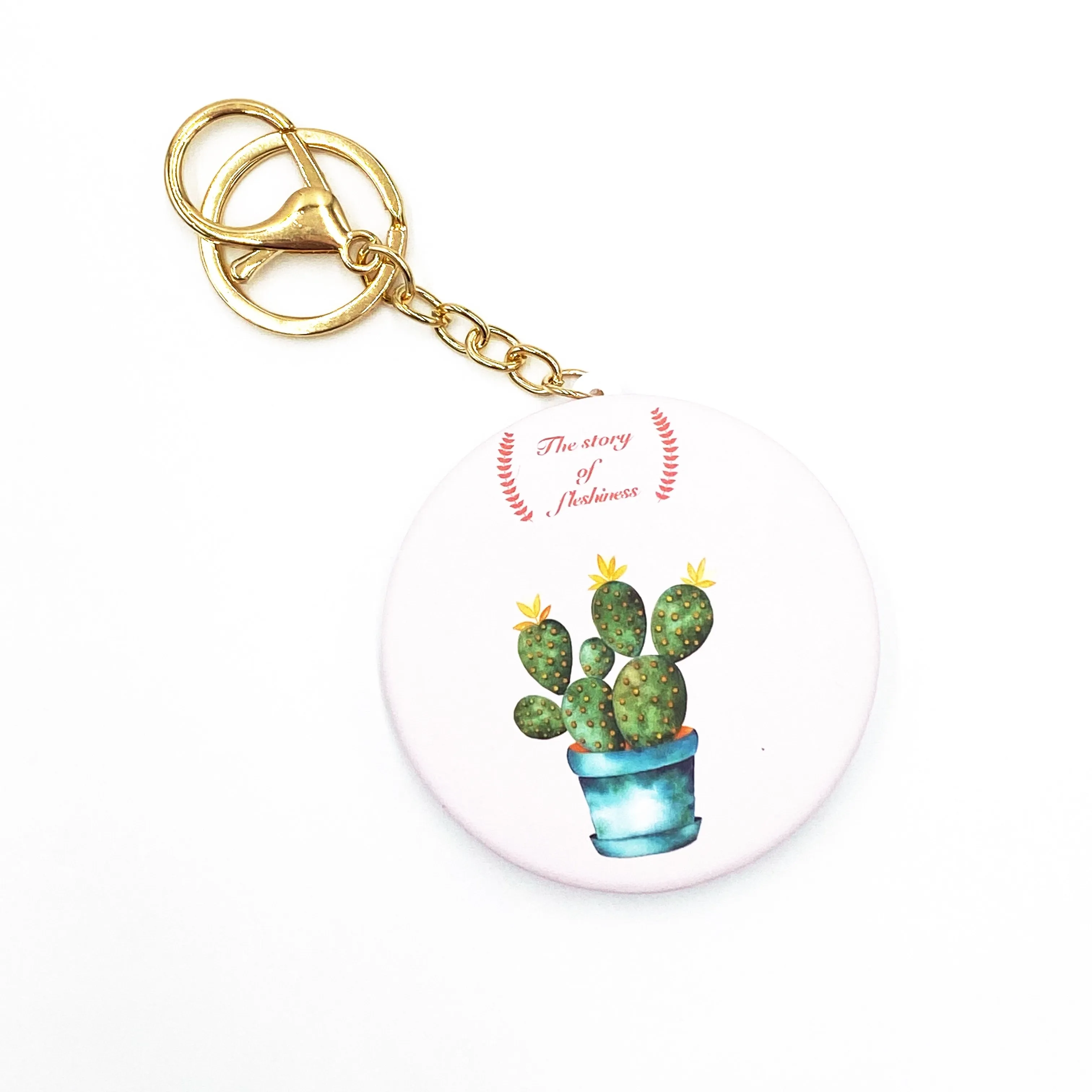 Cacti purse mirror