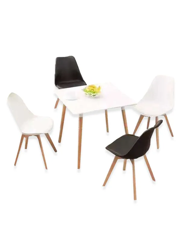 Chester Dining Set - Black and White