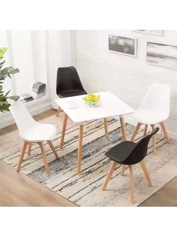 Chester Dining Set - Black and White