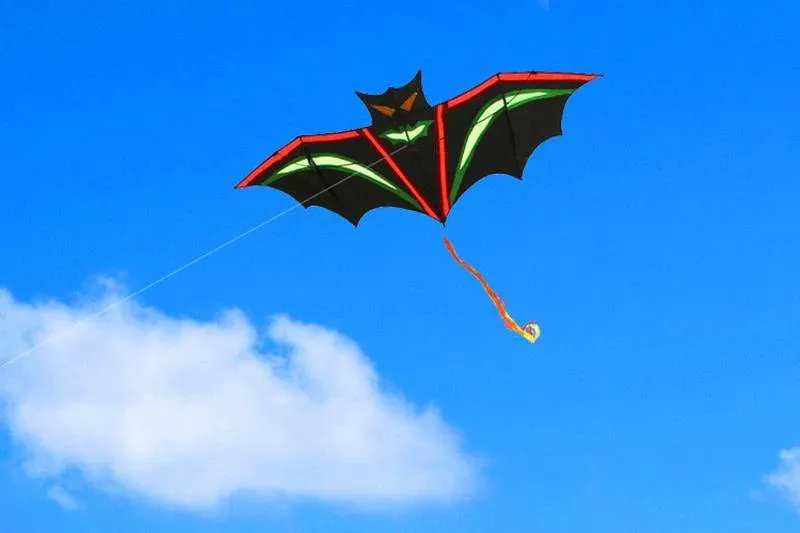 Colorful Cartoon Bat Kite For Kids and Adults Outdoor Activity