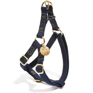 Found My Animal Navy Hand Dyed Dog Harness