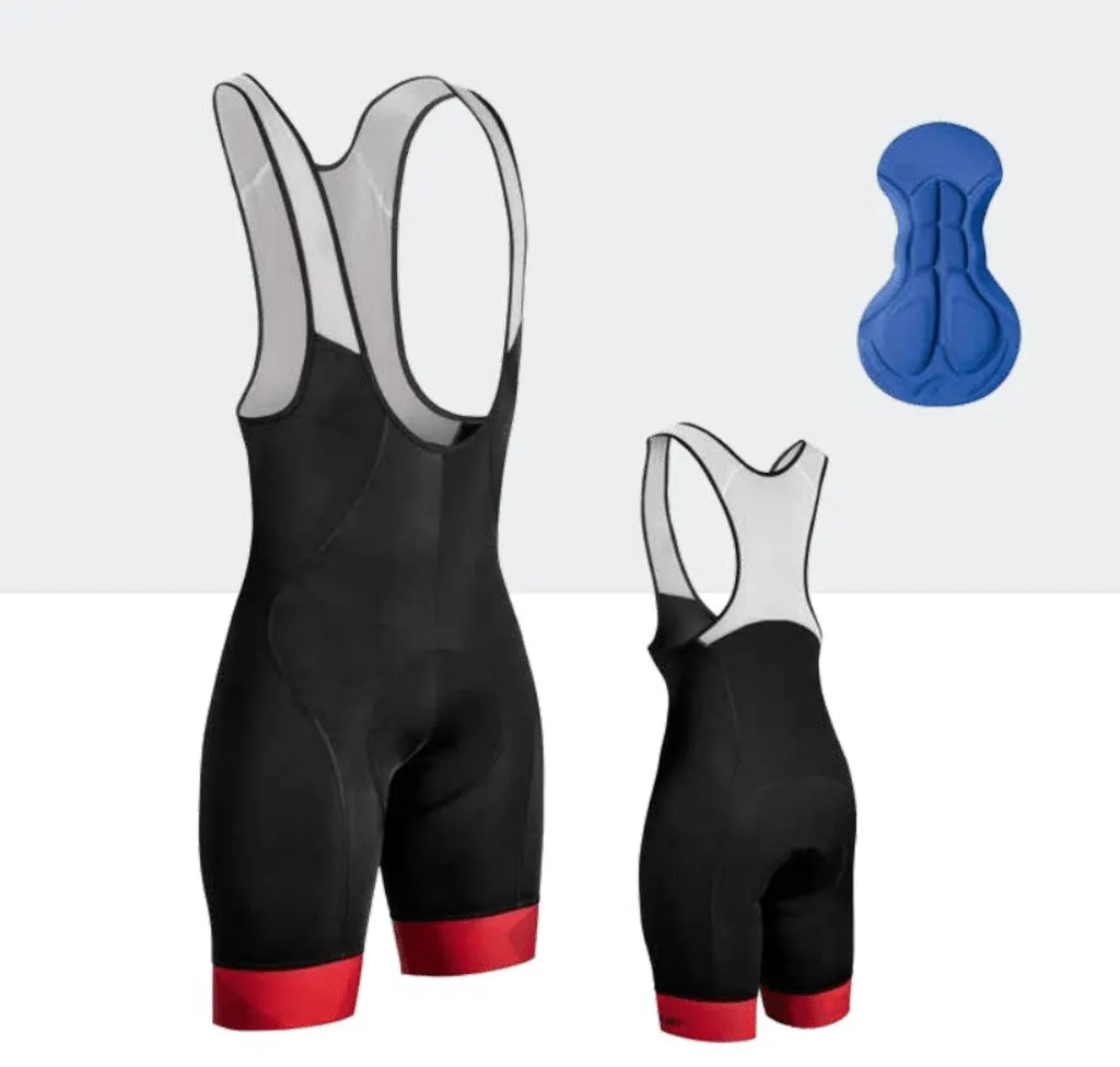 Gist Mens Cycling Bibshort - Flow Red