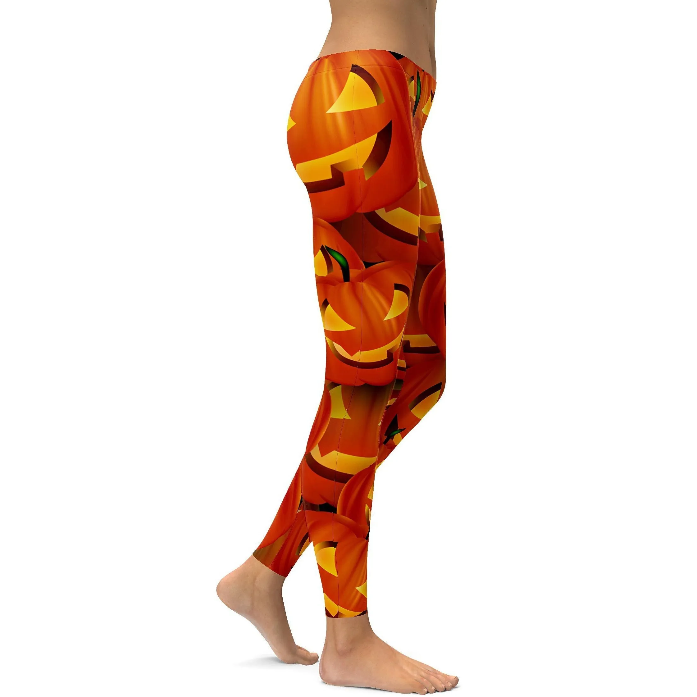 Halloween Pumpkin Leggings