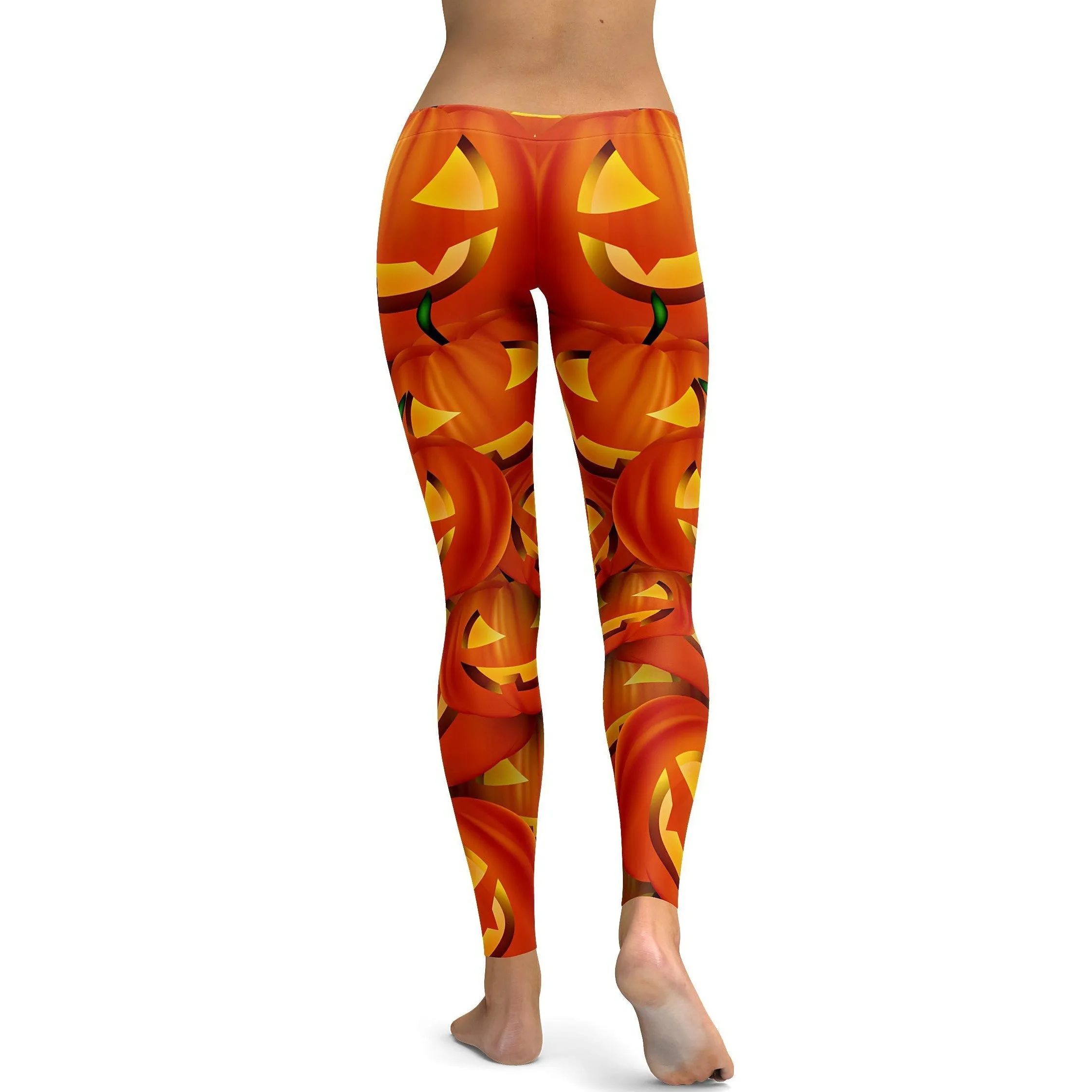 Halloween Pumpkin Leggings