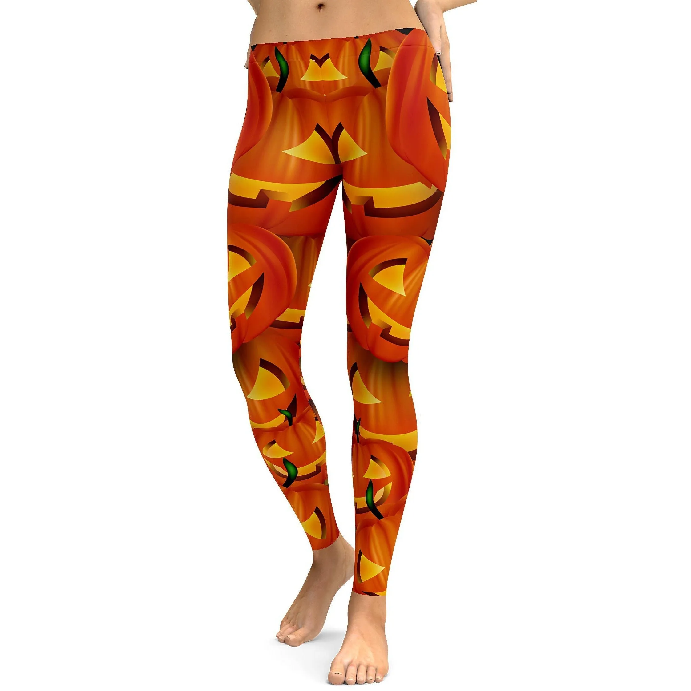 Halloween Pumpkin Leggings