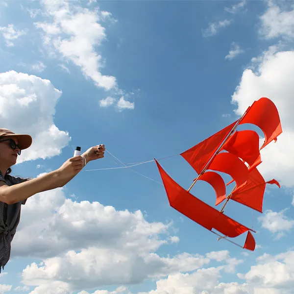 Haptic Lab Sailing Ship Kite – Flame