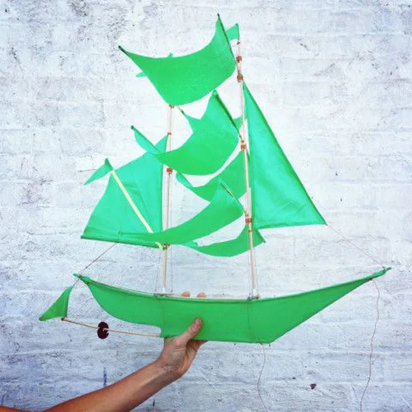 Haptic Lab Sailing Ship Kite – Green