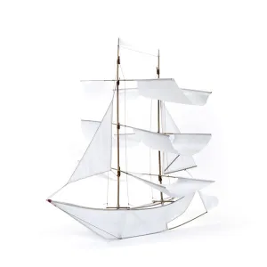 Haptic Lab Sailing Ship Kite – White