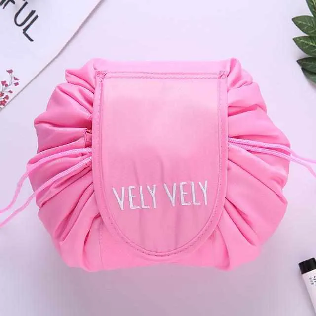 Korea Makeup Bag - Portable Travel Drawstring Organizer