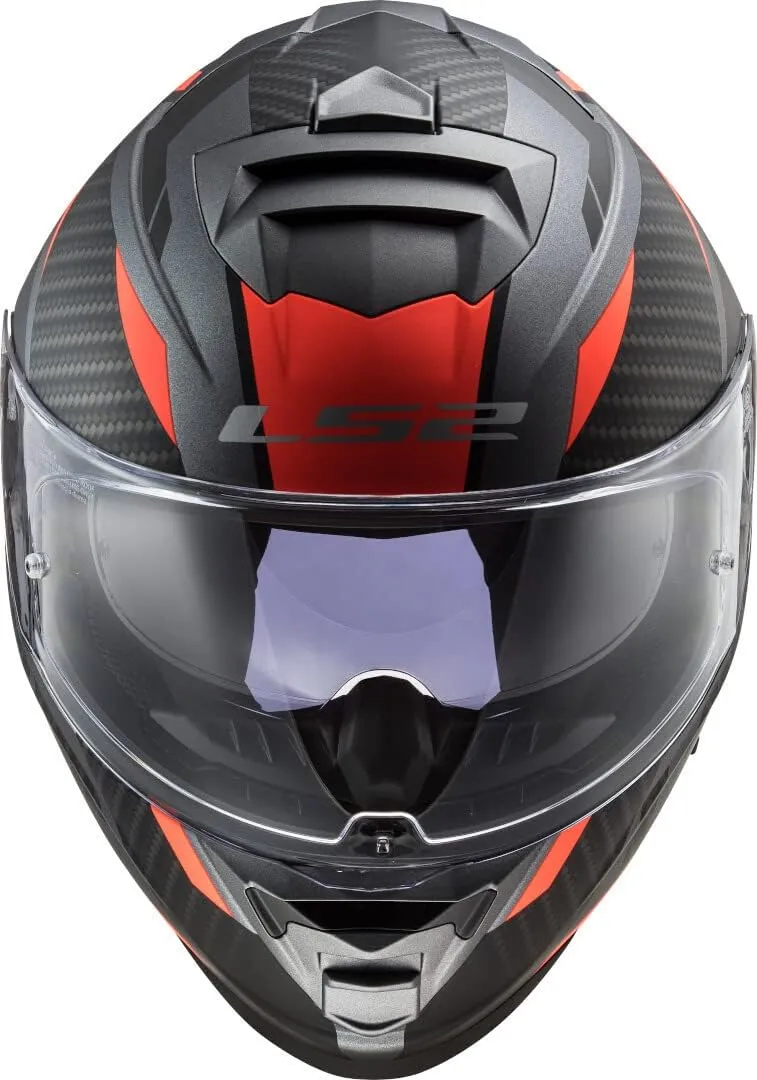 Ls2 Ff800 Storm Full Face Helmets Ii Racer M.Titanium Orange-06