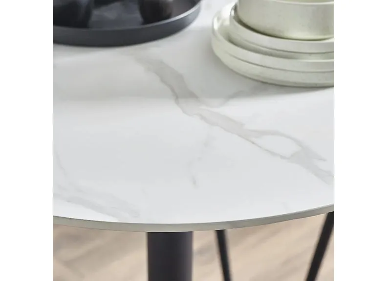 Luca Round Compact Dining Table