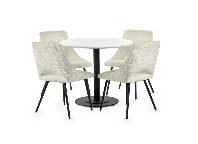 Luca Round Compact Dining Table