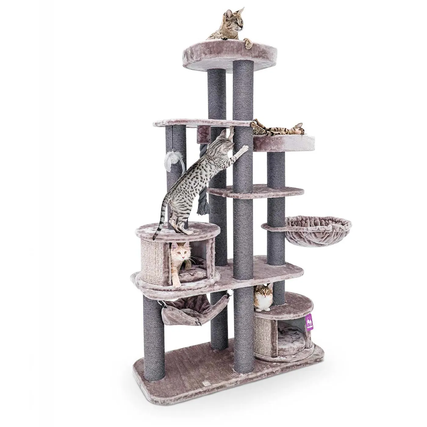 Lucky Rebels Scenic View 197cm Cat Tree