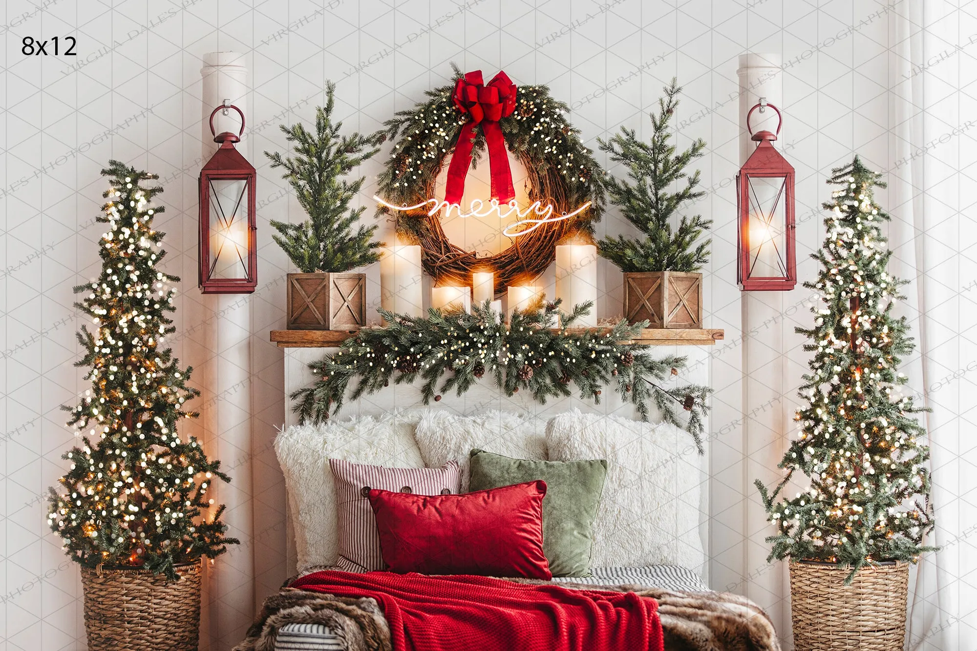 Merry and Bright Holiday Headboard Lights (VR)