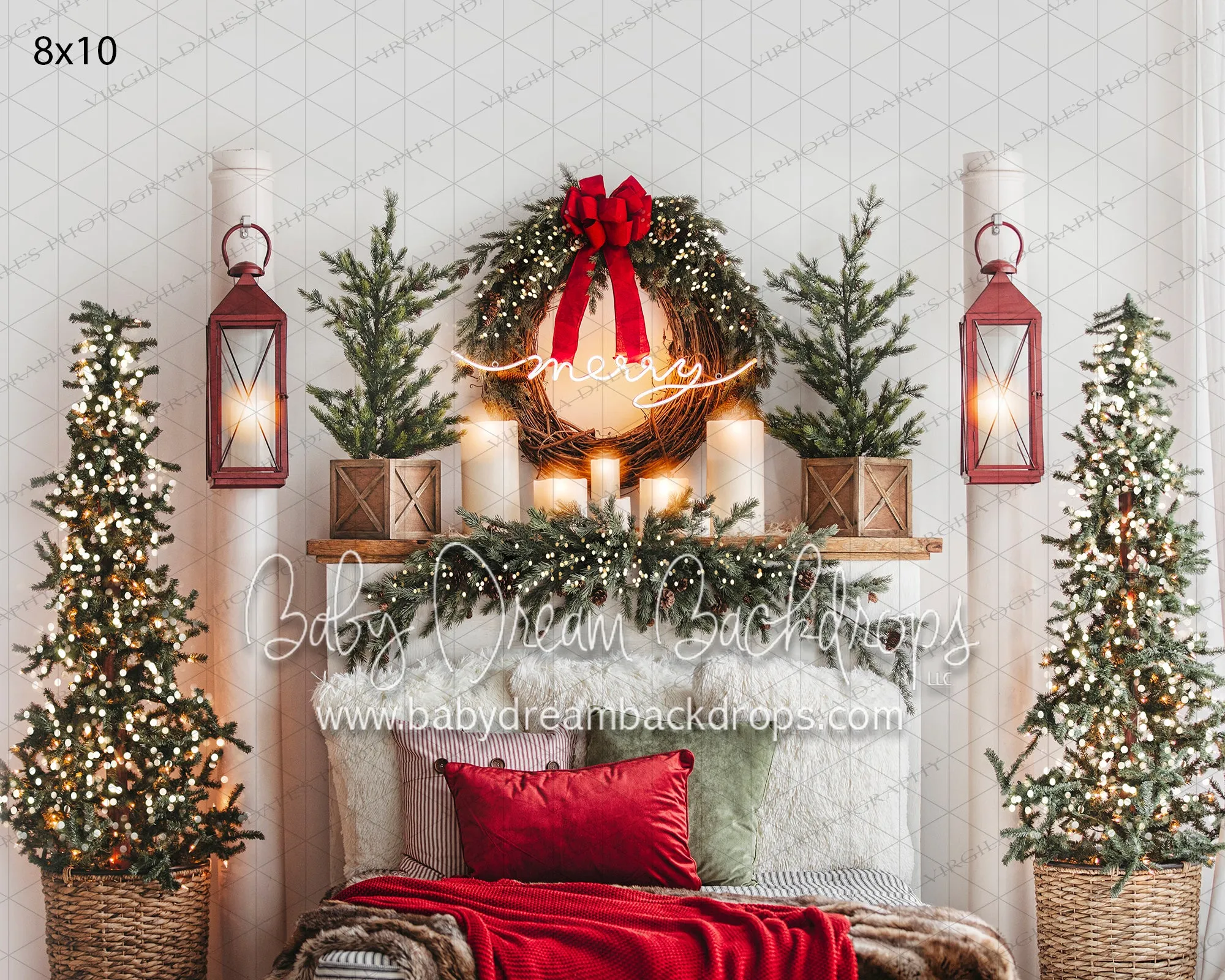 Merry and Bright Holiday Headboard Lights (VR)