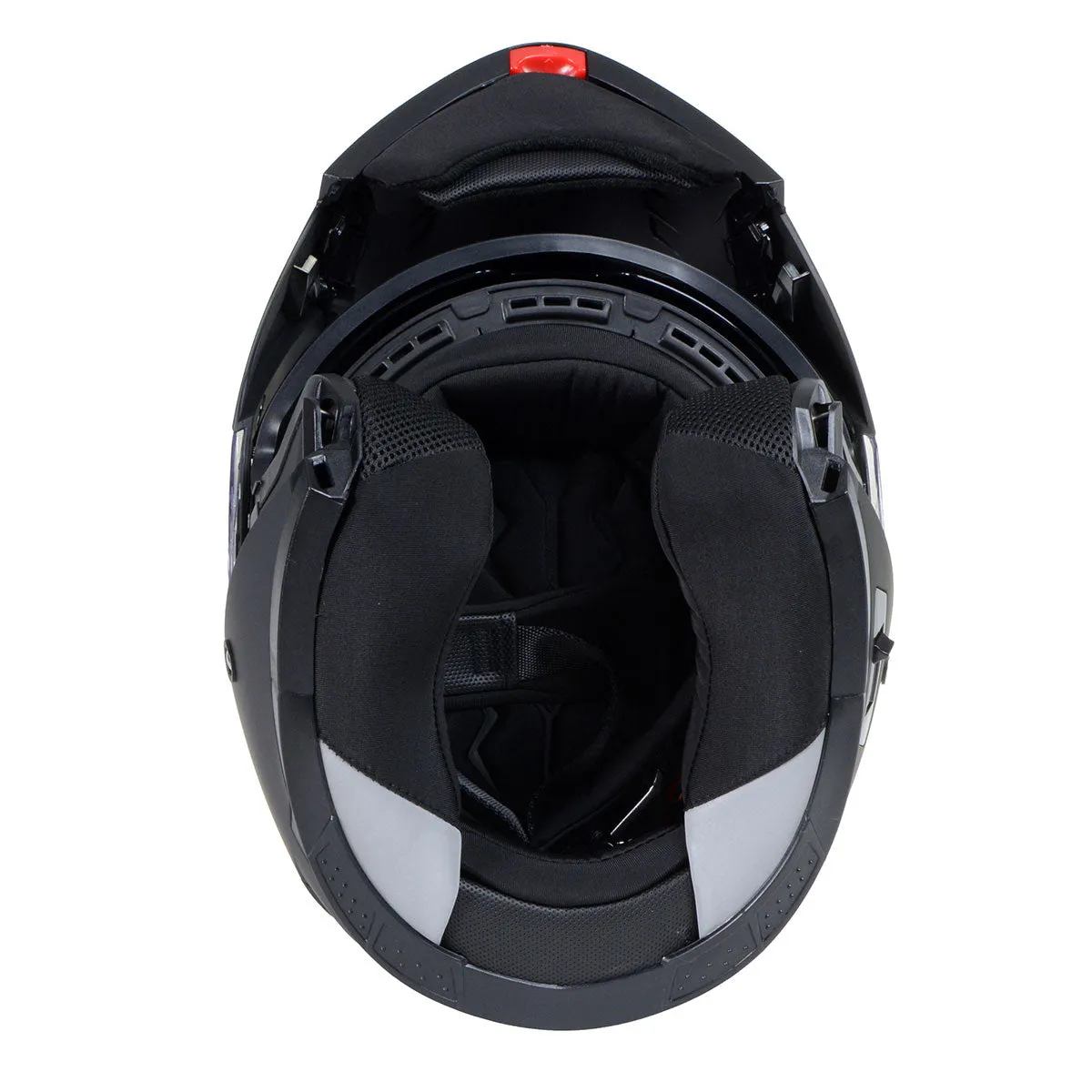 Milwaukee Helmets Breeze Flat Black Advanced Motorcycle Modular Helmet