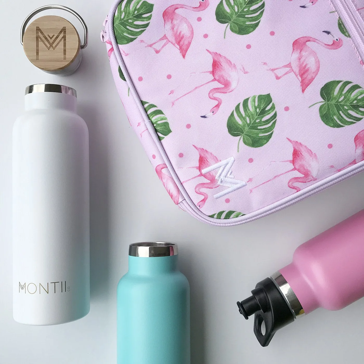 Montii Co Insulated Lunch bag - Flamingo