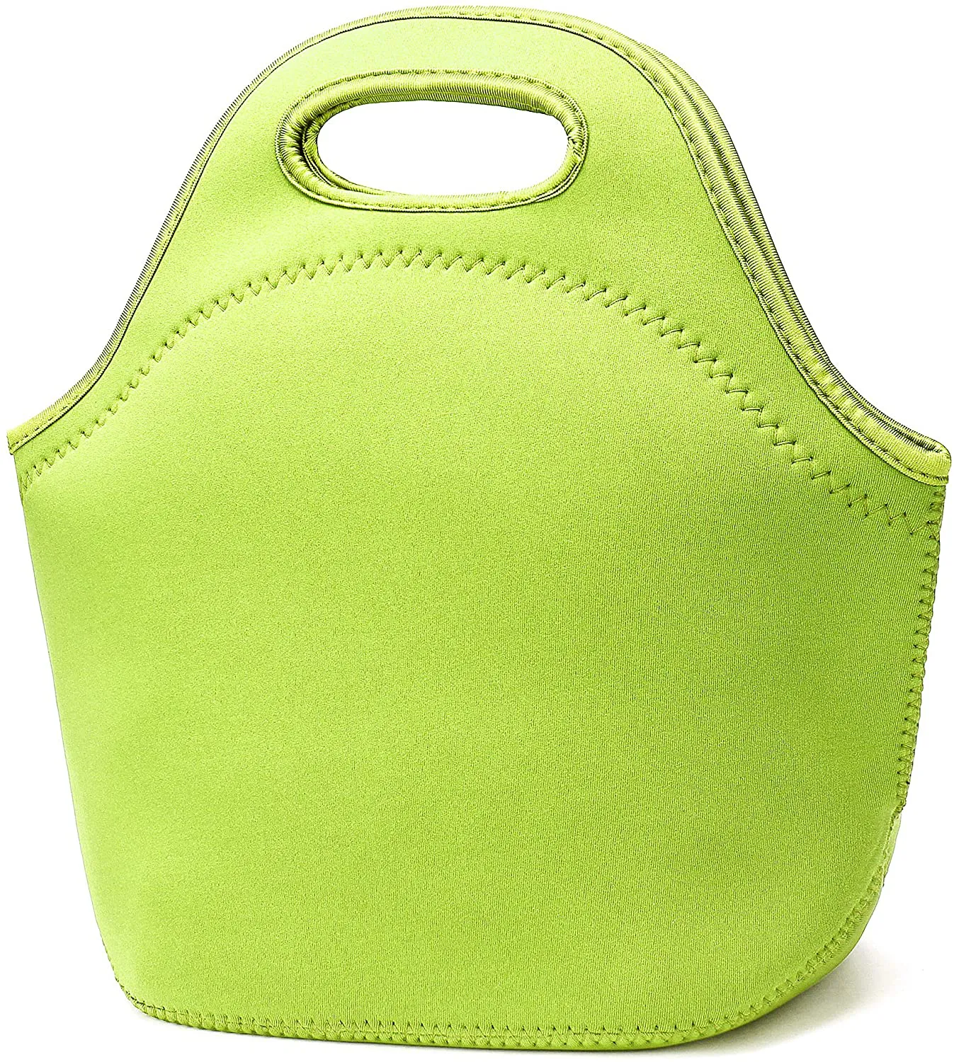 Neoprene Lunch Bags Insulated Lunch Tote Bags for Women Washable lunch container box for work picnic Lightweight Meal Prep Bags for Men Women (Fluorescent Green)