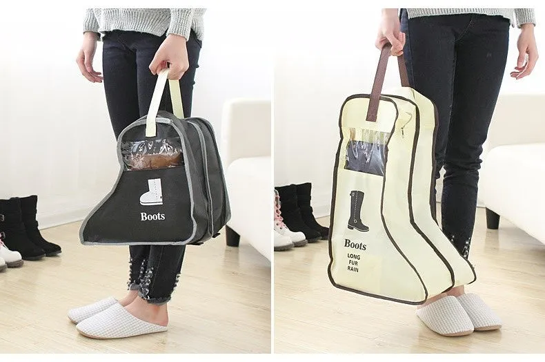 One-piece Portable Big Shoes Storage Bags