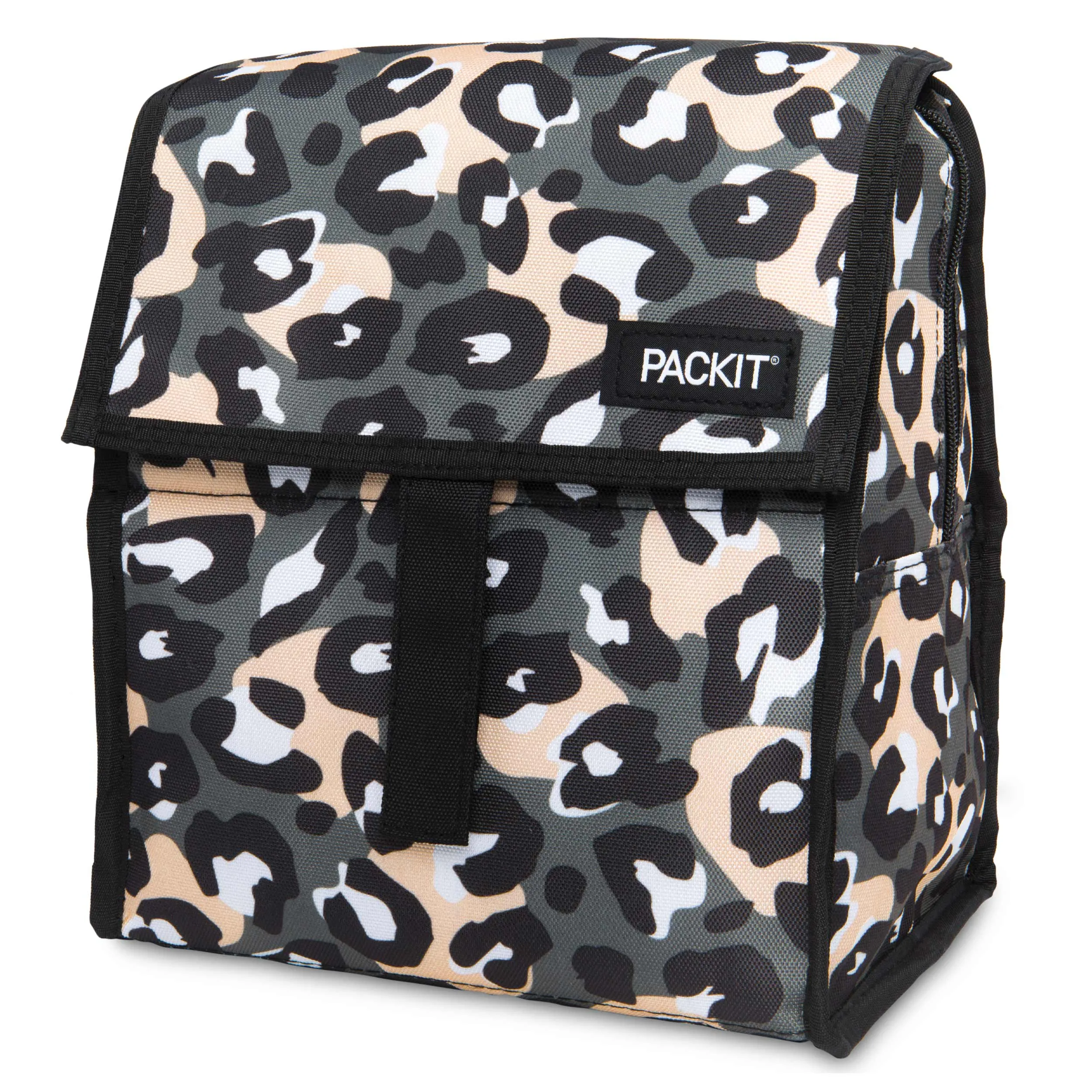 PackIt Freezable Lunch Bag - Wild Leopard Grey