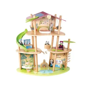 Pandas' Bamboo House Playset