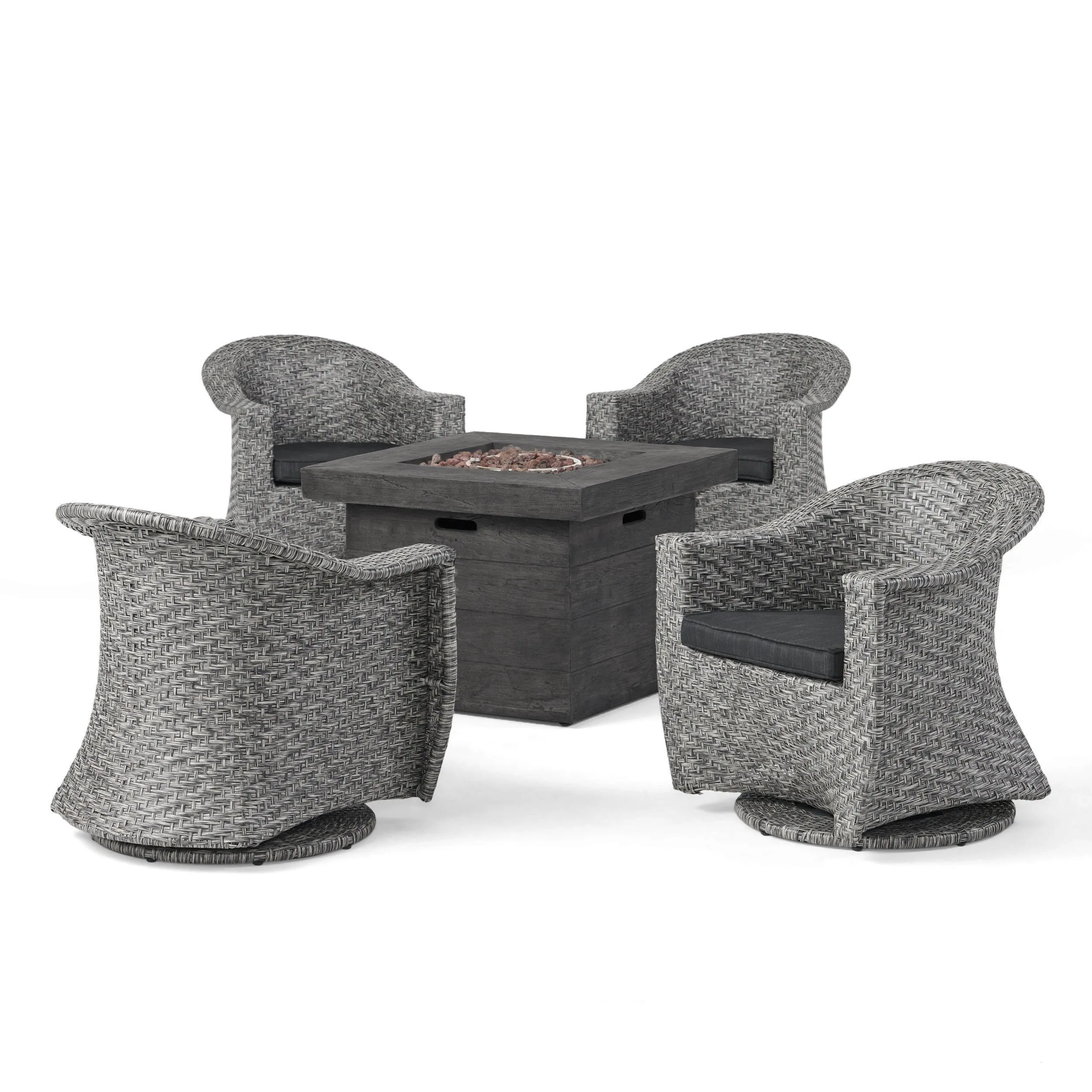 Philipppa Patio Fire Pit Set