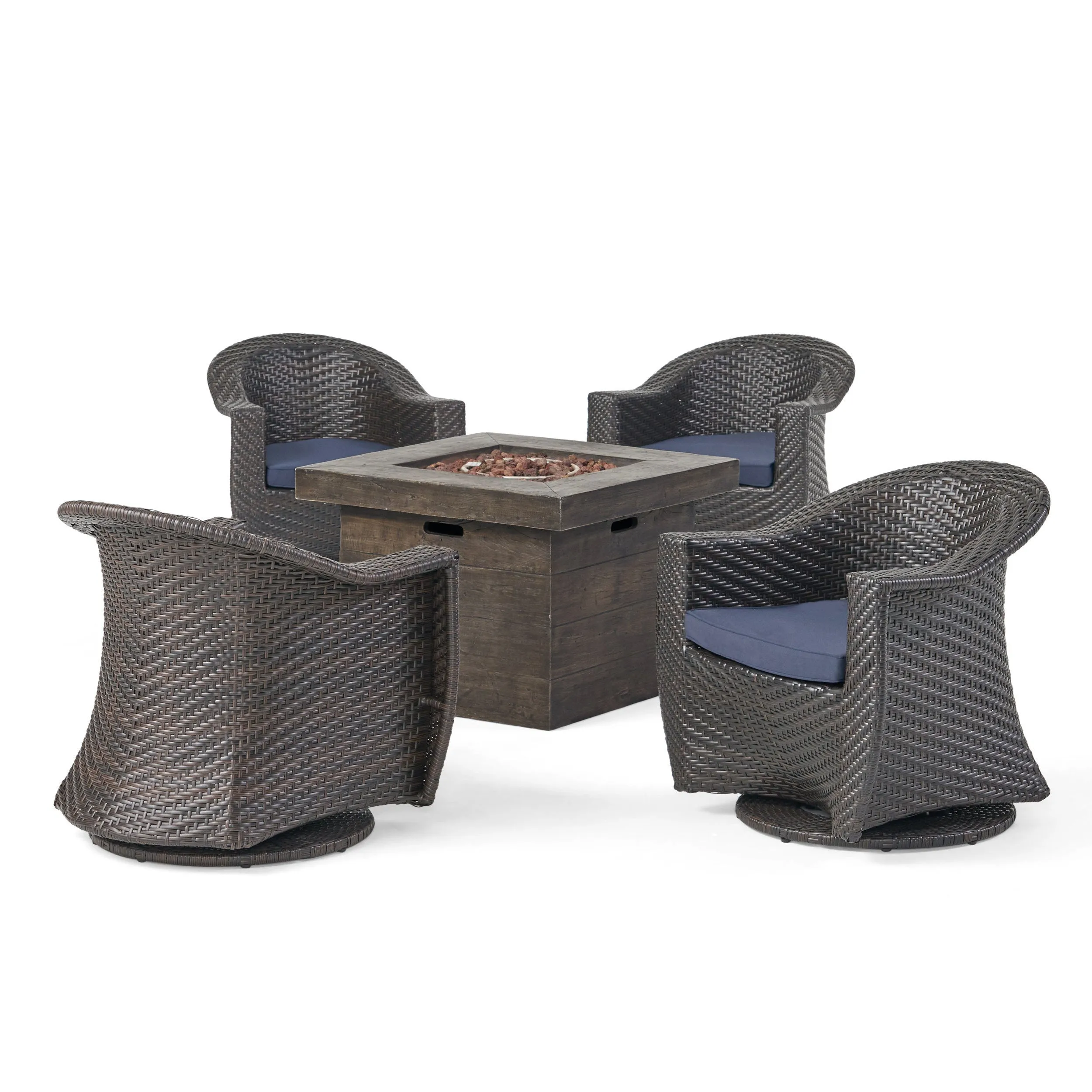 Philipppa Patio Fire Pit Set