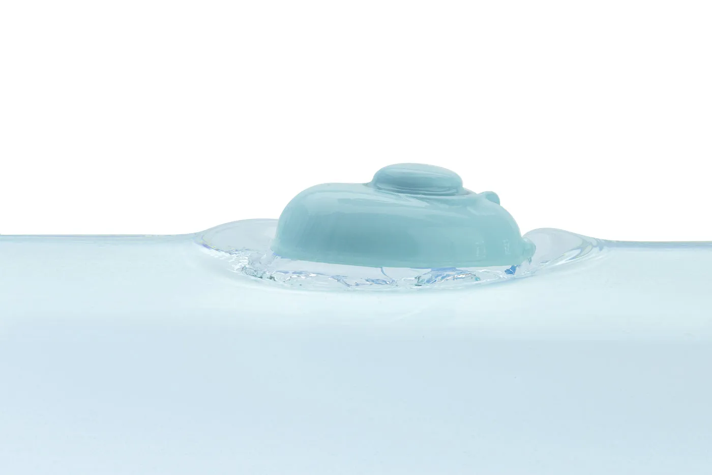 Plan Toys Natural Rubber Boat Bath Toy - Pastel Blue