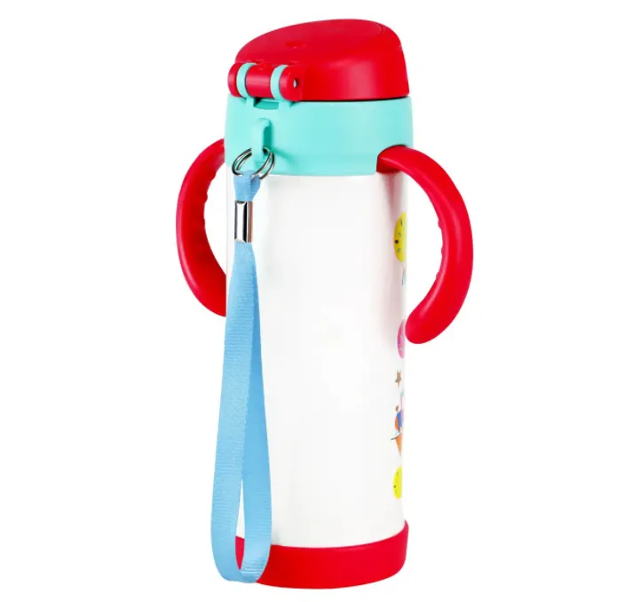 Puku Insulated Straw Bottle - White