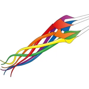 Rainbow Soft Swirl Kite Tail/Line Laundry