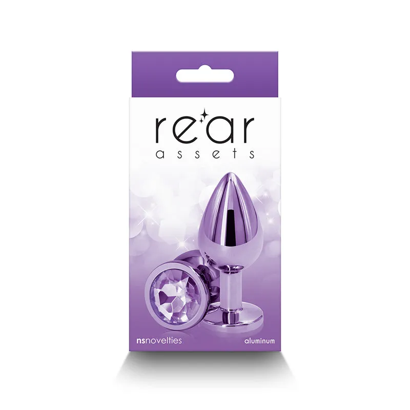 Rear Assets Metal Anal Plug Medium Pur