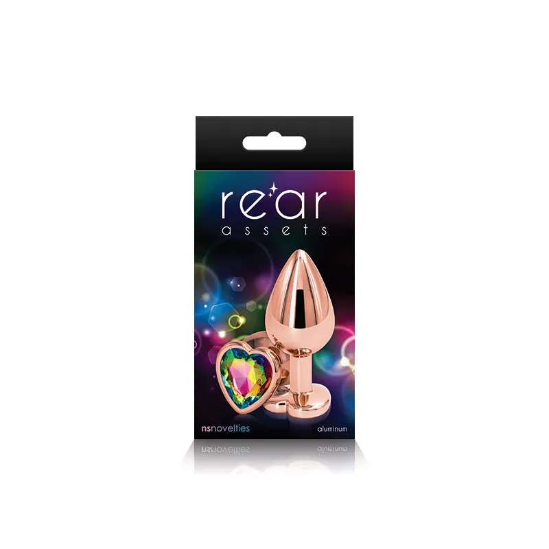 Rear Assets Rose Gold Heart Medium Rainbow