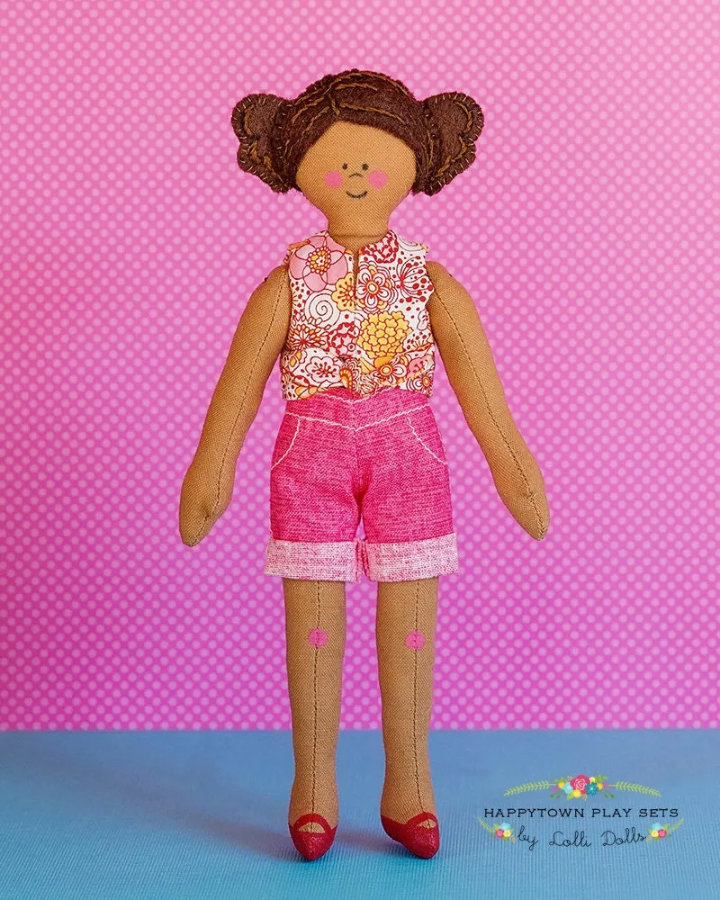 Ruthie and Kate Have A Lemonade Stand  - PDF Doll Pattern