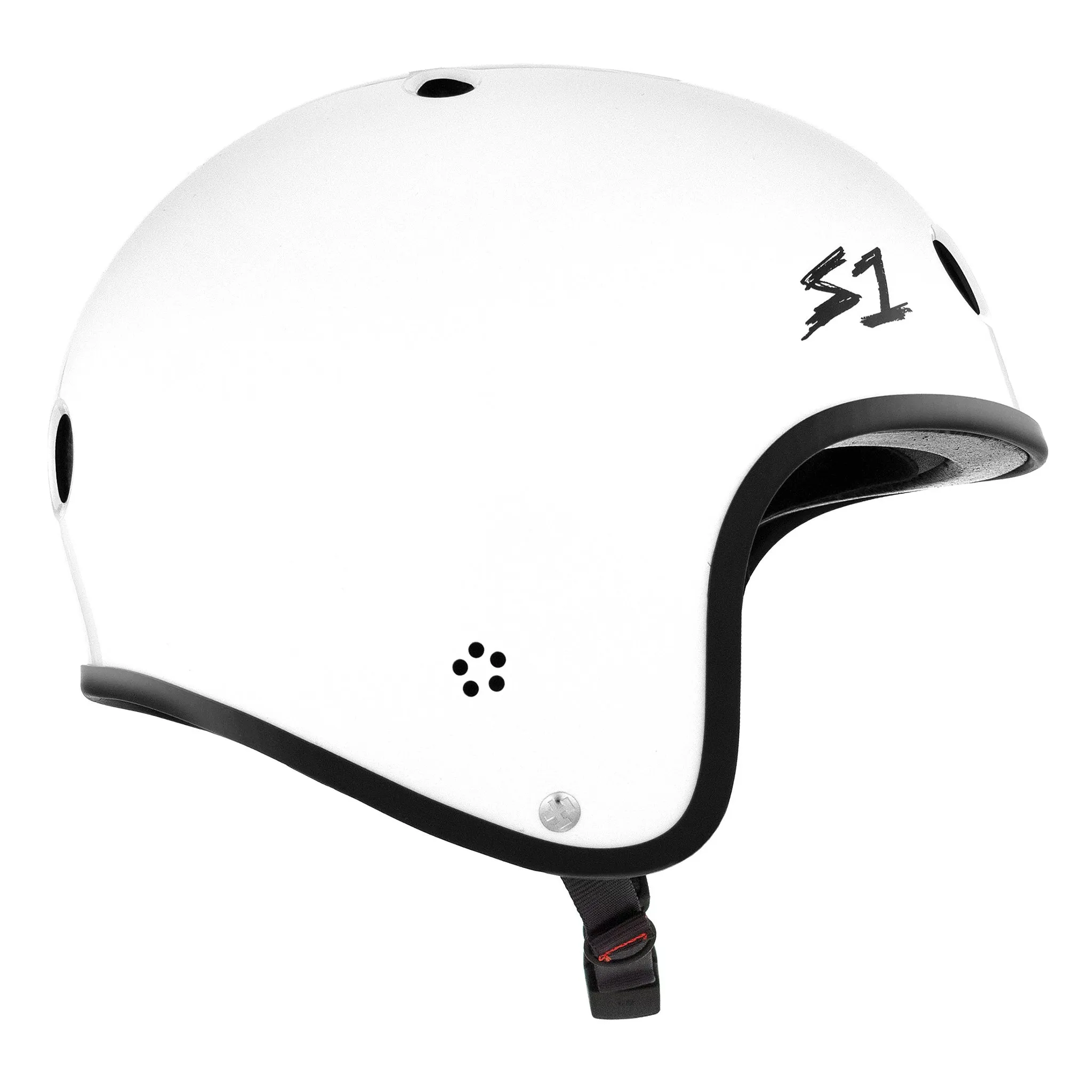 S1 Retro Lifer Helmet - White Gloss