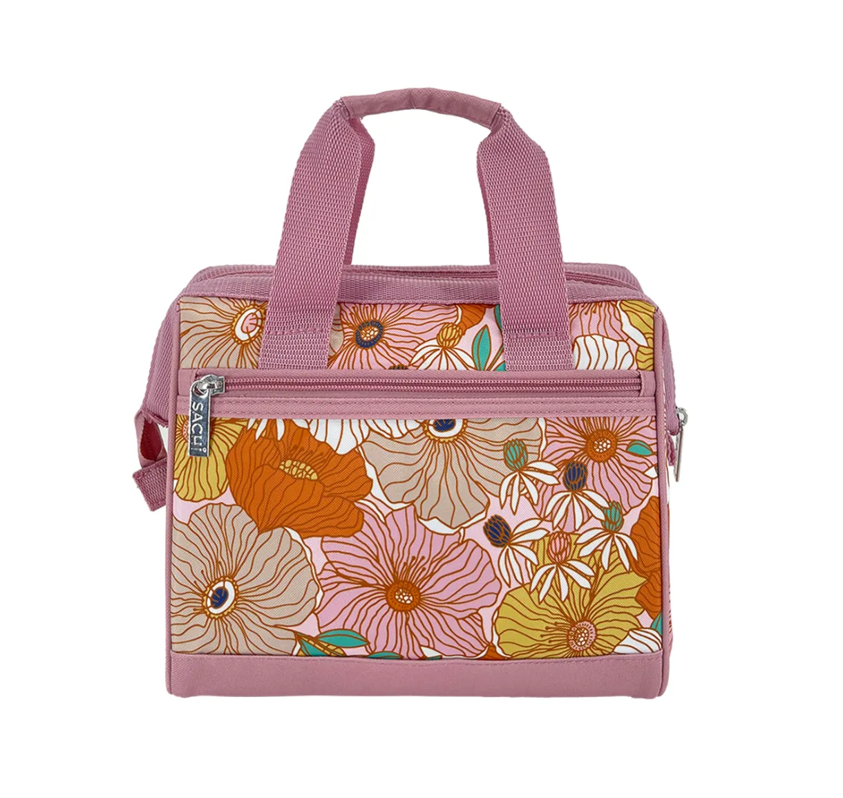 Sachi Triangular Insulated Lunch Bag - Retro Floral