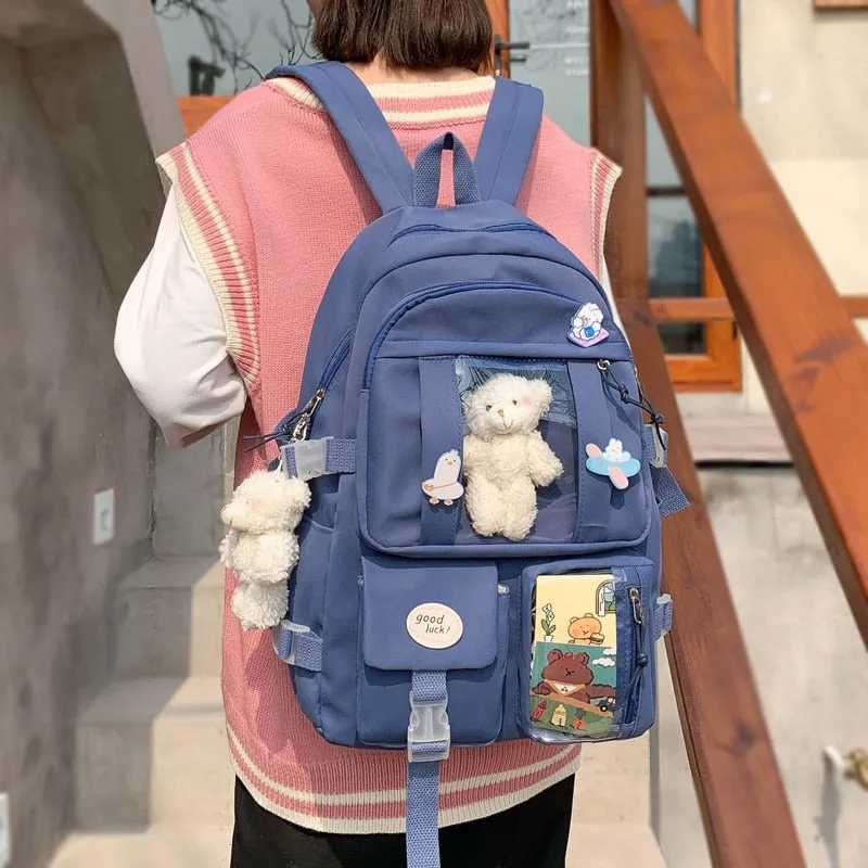 Sohiwoo Cute Waterproof Student Backpack