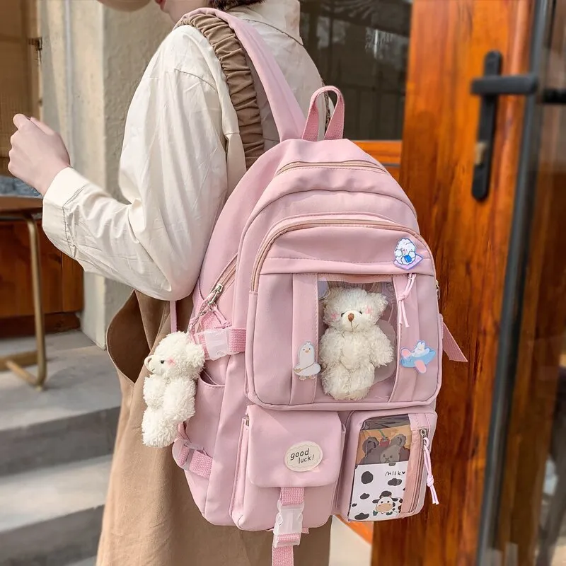 Sohiwoo Cute Waterproof Student Backpack