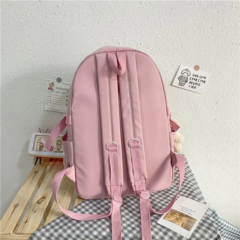 Sohiwoo Cute Waterproof Student Backpack