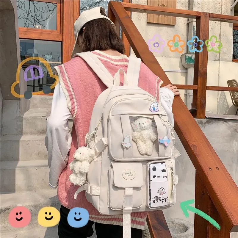 Sohiwoo Cute Waterproof Student Backpack